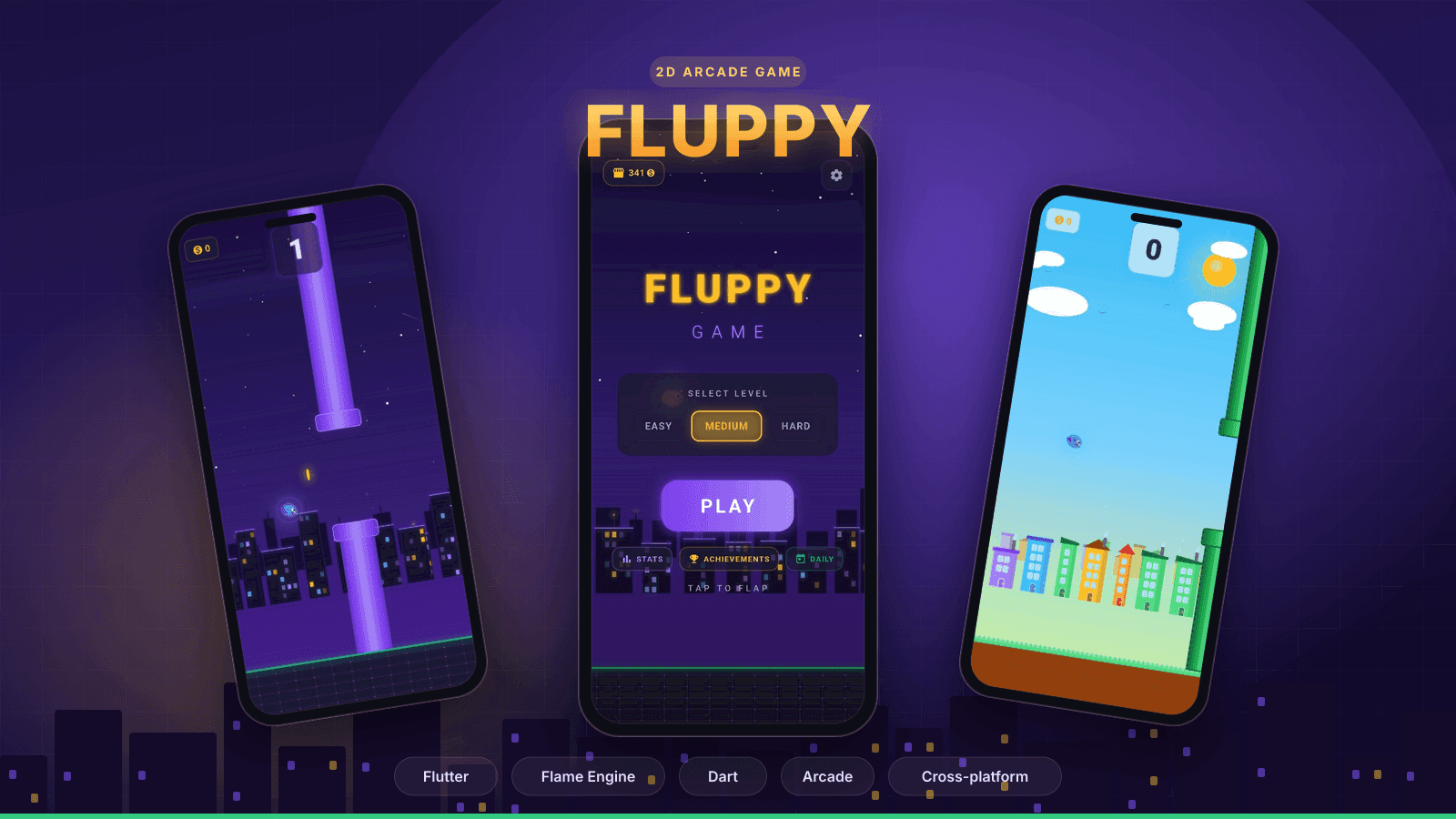 Fluppy — 2D Arcade Mobile Game