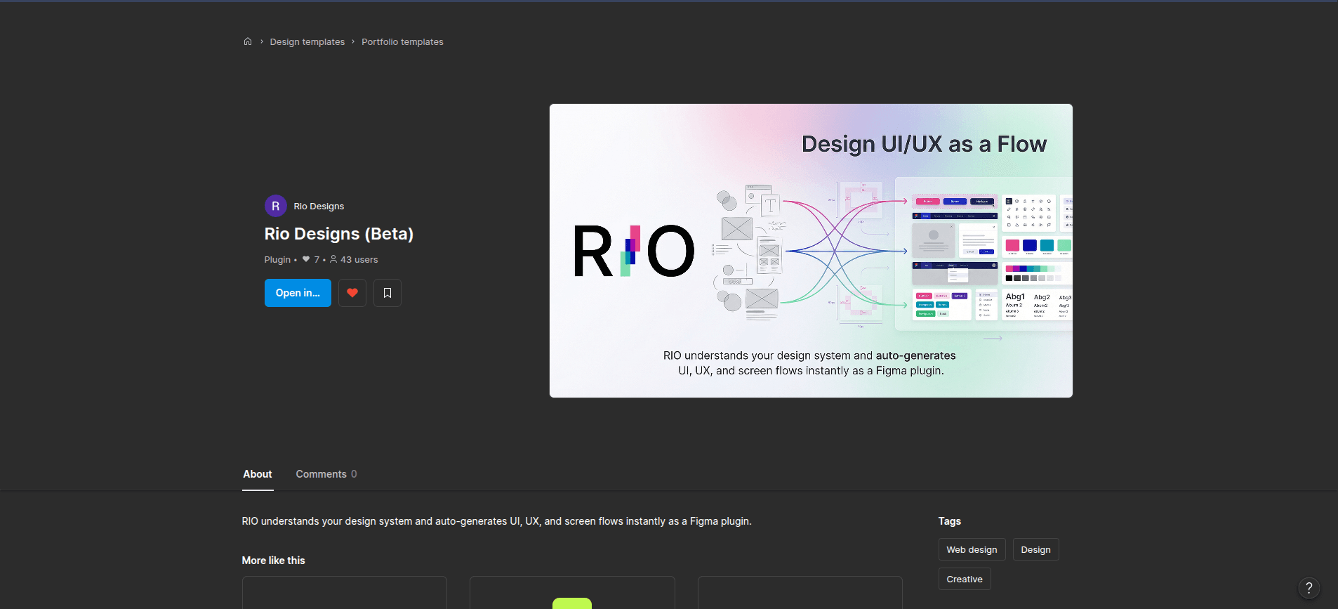 Rio — AI-Powered Figma Plugin